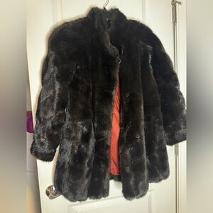 Elegant Black Faux Fur Teddy Jacket